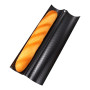 JOINPAYA Plaque à Baguettes 2 Moules, Moule Pain Français Perforé et Antiadhésif, Gouttière de Cuisson Vague pour Mini Baguette