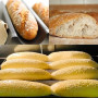 JOINPAYA Plaque à Baguettes 2 Moules, Moule Pain Français Perforé et Antiadhésif, Gouttière de Cuisson Vague pour Mini Baguette