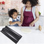 JOINPAYA Plaque à Baguettes 2 Moules, Moule Pain Français Perforé et Antiadhésif, Gouttière de Cuisson Vague pour Mini Baguette