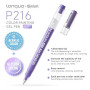 Languo Lot de 216 stylos à encre gel acrylique avec paillettes - 144 stylos de peinture acrylique et 72 stylos à paillettes pour