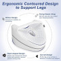 LITSPOT Oreiller de Jambe Oreiller de Genou Ergonomique avec Mousse à Mémoire de Forme pour Dormir pour Soulager la Pression - H