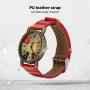 SALUTUYA Montre bohème, Montre Femme Pas Cher Montre Vintage Femme Montre Hippie Multicolore Bracelet en Cuir PU Style bohème La