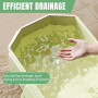Baignoire pliable bébé – Baignoire bébé portable pour enfants 0-8 ans, Baignoire enfant pliable pour douche avec bouchon de vida