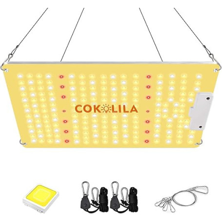 COKOLILA Lampe de Croissance 1000W, Lampe Horticole LED Dimmable avec Spectre Complet, 222 LEDs (SMD & IR) pour Plantes d'Intéri