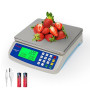 Balance de cuisine professionnelle 30kg Numérique en acier inoxydable balance électronique de cuisine PCS comptant les échelles