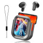 NE20 Casque traducteur d'IA 3 en 1 avec traduction en temps réel jusqu'à 165 langues et application, 8 modes de traduction, Blue