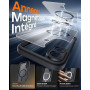 TOCOL Coque Magnétique pour iPhone 17 6,3 Pouces, Compatible avec MagSafe, Anneau Magnétique Intégré, Protection de l'objectif a