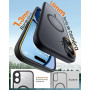 TOCOL Coque Magnétique pour iPhone 17 6,3 Pouces, Compatible avec MagSafe, Anneau Magnétique Intégré, Protection de l'objectif a