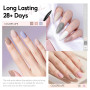 PEACECOLOR 40pcs Vernis Semi Permanent, 35 Couleurs Vernis Gel UV Semi Permanent Blanc Rouge Rose Bleu avec 5pcs Base Top Coat V