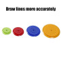 LJFEA Roue de Traçage de Couture Roue d'allocation de Couture Rond Patch-Travail Roue de Suivi Parallèle Roue de Dessin au Trait