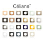 LEGRAND - Plaque Céliane - Plaque de Finition pour Prises et Interrupteurs Céliane - 1 poste - Bronze satiné