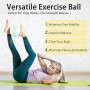 PROIRON Ballon Pilates 25cm Ballon Fitness Yoga Balle de Gym d'exercice Pilates Ball Petite Balle de Fitness pour Débutants et P