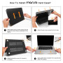 MOSISO Coque Compatible avec MacBook Air 15 Pouces M5 M4 M3 M2 A3448 A3241 A3114 A2941 avec Liquid Retina 15,3 Pouces,Coque Prot