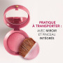 BOURJOIS - Boîte Ronde Blush 74 Rose Ambre - Piceau & Miroir Intégré - Technologie Fard Cuit - Texture Fine & Légère - Facile À