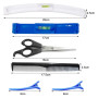 6pcs Creaclip Coupe Cheveux Soi MêMe Clip Couper Cheveux Soi Meme Coiffure Outils Cheveu Clip De Coupe De Cheveux Frange Aide Se