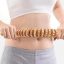 Rouleau de massage en bois de hêtre, 43 cm de long, pour massage du corps et des jambes, thérapie des points de déclenchement