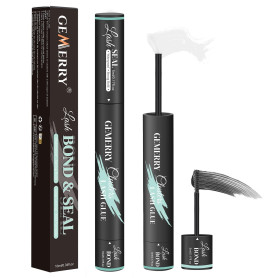 GEMERRY Lash Bond et Seal 2 en 1 d'Extension de Cils Colle Faux Cils Eyelash Extension Glue (Noir)