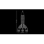 LEGO Ideas La Fusée de Tintin - Maquette de Navette Spatiale pour Adulte - Décoration de Bureau DIY avec 5 Minifigurines & Figur