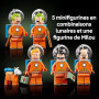 LEGO Ideas La Fusée de Tintin - Maquette de Navette Spatiale pour Adulte - Décoration de Bureau DIY avec 5 Minifigurines & Figur