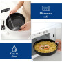 HOMQUEN Bols à Pâtes Ensemble de 6, Assiettes Creuses, Bols à Salade de 1100 ml Bols à Soupe Noir, Grands Bols de Service Pour P