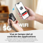 SJCAM C110Plus Mini Caméra Vlog Sport 4K sans Carte, Caméra Corporelle 170° FOV, Enregistrement Audio et Vidéo, 8X Zoom, Stabili