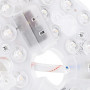 Pongnas Ventilateur de Plafond Kit de Lumière du Plafond Ventilateur LED Remplacement de la Lumière 3000K 4200K 6500K 3 Couleur