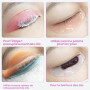 Lomansa Pad Rehaussement de Cils, Lash Lift Shields, Uniquement pour l'étape de Perm n°1, Ultra Fine et Collante, Utilisations N