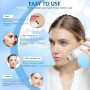 ACWOO Épurateur de Peau, Nettoyeur de Peau Ultrasonique avec 4 Modes, Ultrasonique Épurateur Visage, Skin Scrubber, Appareil de