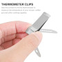 ABOOFAN Clips De Thermomètre En Acier Inoxydable 304 Supports De Pour Cuisine Barbecue Et Cafetière Lot De 4 Fixation Stable Pou