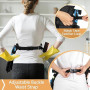 LoDrid Tablier de nettoyage professionnel, tabliers de nettoyage résistants à l'eau avec 9 poches et ceinture à boucle réglable