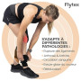 Flytex Maintiens de compression pour genoux et jambes V2 noir