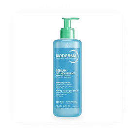 BIODERMA Sébium Gel Moussant – Nettoyant purifiant doux – Élimine l’excès de sébum et les impuretés – Peaux mixtes à grasses – P