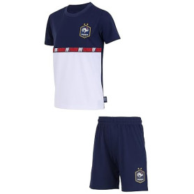 FFF Ensemble Maillot Short Collection Officielle Equipe de France de Football