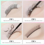 Natuhana Remover Cils Extension Crème,Rapide Depose Colle Pour Individuels Cils Faible Irritation Dissolvant Lash Glue 10g