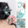 Vaskula 10 Pcs Pinces à Cheveux Plumeria 10 Couleu Pince Cheveux Femme Forte Tenue Antidérapante Pince Cheveux Fleur en Forme po