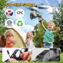 DEERC Hélicoptère télécommandé, Avion RC pour Enfants et Adultes, Hélicoptère RC 2,4 GHz, Temps de vol de 30 Minutes, lumières L