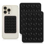 Giantree Lot de 2 coques de téléphone en silicone avec ventouse, support adhésif pour téléphone portable, support antidérapant m