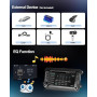 CAMECHO 2+64G Android 15 Carplay Autoradio pour VW Golf 5 6 Skoda Passat Polo Tiguan Seat Skoda, sans Fil Carplay & Android Auto