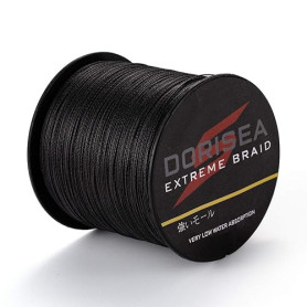 Dorisea Extreme Braid Fil de pêche tressé 100 % polyéthylène 300 m Test 2,7 à 250 kg Résistant à l'abrasion Zéro étirement Petit