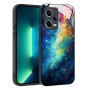 YUXING Coque pour Xiaomi Redmi Note 12 Pro 5G - Motif Abstrait Artistique Géométrique Arrière Verre Étui, Antichoc Anti-Rayures