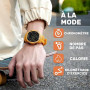 findtime Montre de Sport numérique Militaire pour Homme étanche 50M avec chronomètre Alarme Compte à rebours Double Temps