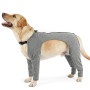 Body Post Operatoire Chien, Manchon Patte Avant Vêtement de Chirurgie Chien Doux Anti Lechage Body Manchon Récupération pour Pat