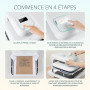 LOKLiK ImPress Auto Heat Press 2 - Presse à transfert automatique pour personnaliser des t-shirts, pulls, couvertures, serviette
