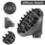 KiimSin Diffuseur pour Dyson Airwrap Styler HS01 HS05 Accessoires, buse de diffusion convertible pour Airwrap Styler en sèche-ch
