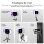 ULANZI MA38 Trépied Magnétique pour Téléphone Portable, Maglock Mousqueton Fixation Rapide, Aluminium Support Pliable, Mini Perc