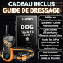 PAWPRO Collier de Dressage, Portée de 3km, Mode Lumière Nocturne, Guide de Dressage Inclus, 124 Niveaux d’Entraînement, BIP Vibr