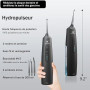 Kit de nettoyage buccal 2-1 - Hydropulseur dentaire et brosse à dents électrique - Brosse à dents et fil dentaire - Pour le nett