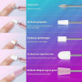 Lot de 26 Embout Ponceuse Ongles, 3/32" Professionnels Embouts en Céramique/Diamant pour Lime à Cuticules pour Ponceuse à Ongles