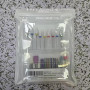 Lot de 26 Embout Ponceuse Ongles, 3/32" Professionnels Embouts en Céramique/Diamant pour Lime à Cuticules pour Ponceuse à Ongles