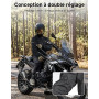 KEMIMOTO Veste Moto Homme, Blouson Moto avec Protections Conforme CE Amovible, Veste Motos Été en Maille Respirant pour Blouson